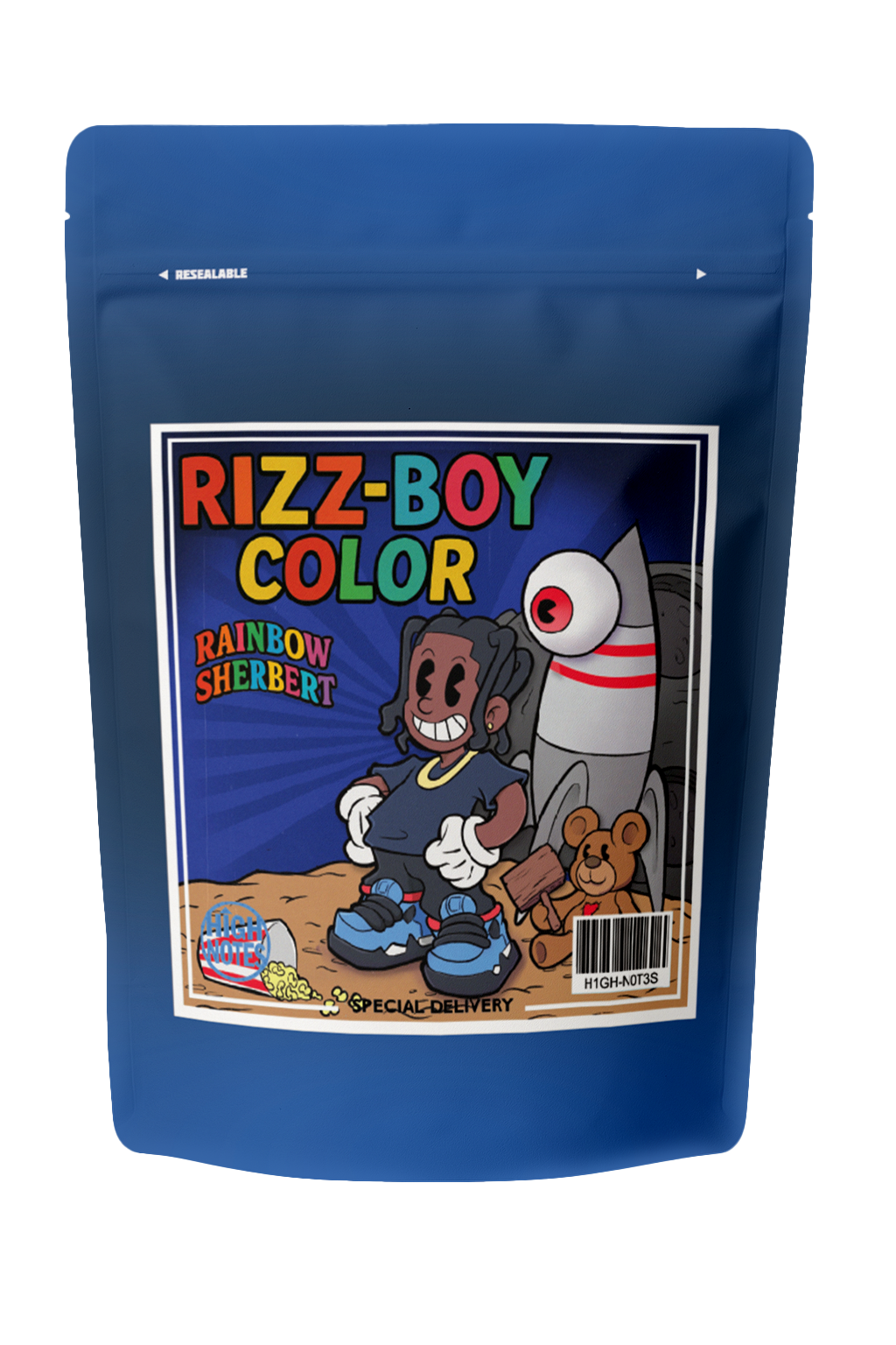 Rizz Boy Color Rainbow Sherbert - THCa Flower